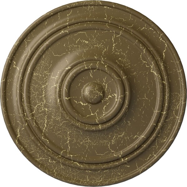 Ekena Millwork Classic Ceiling Medallion (For Canopies up to 5 1/2"), 21 7/8"OD x 2 3/8"P, Mississippi Mud Crackle CM22CLMMC - main